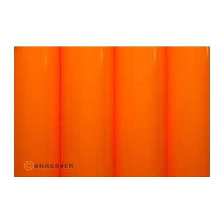Oracover - Fluorescent signal orange L- 60cm x C- 1m