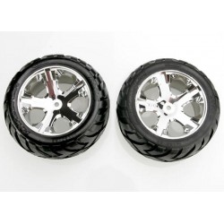 Traxxas 3773 Anaconda Tires & All Star Chrome Wheels