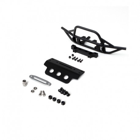 GMADE GS01 Front Tube Bumper with Skid Plate Black