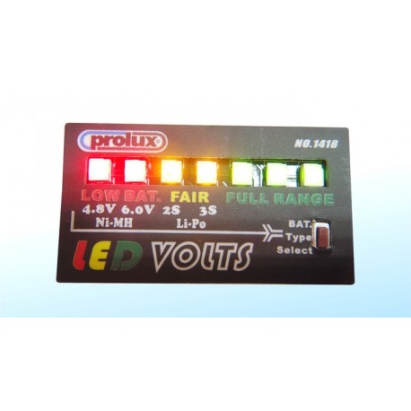 Prolux Led Volts Detector (NiCd/NiMH/LiPo)