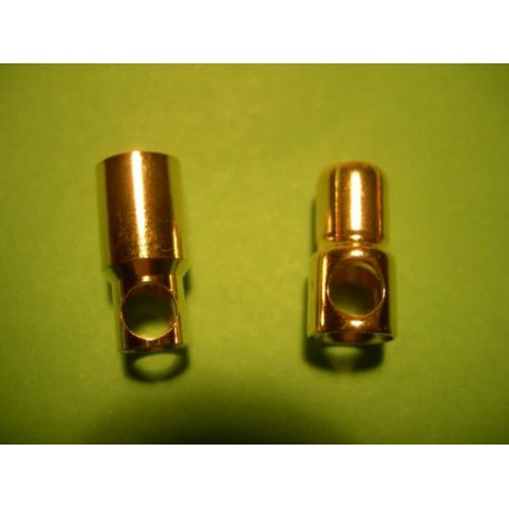 Gold Terminal 6,0mm (male/female)