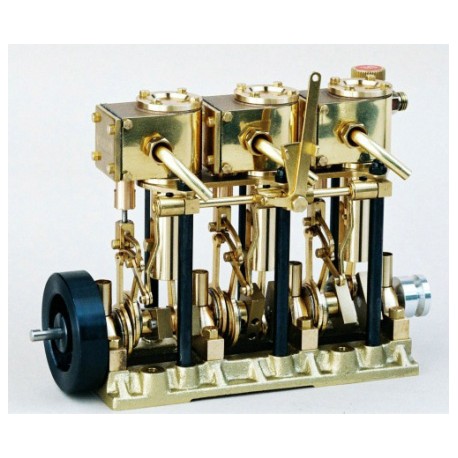 Saito 3-Cylinder Steam Engine T3DR